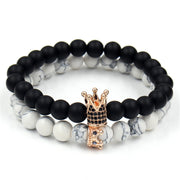 Micro-inlaid zircon crown bracelet bracelet