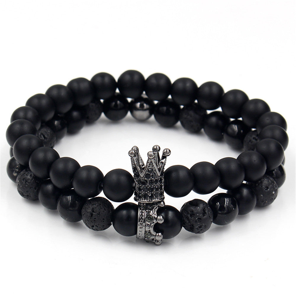 Micro-inlaid zircon crown bracelet bracelet