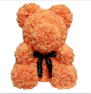 25cm/36cm Artificial Flowers Rose Bear Valentine's Day Romantic Decorations