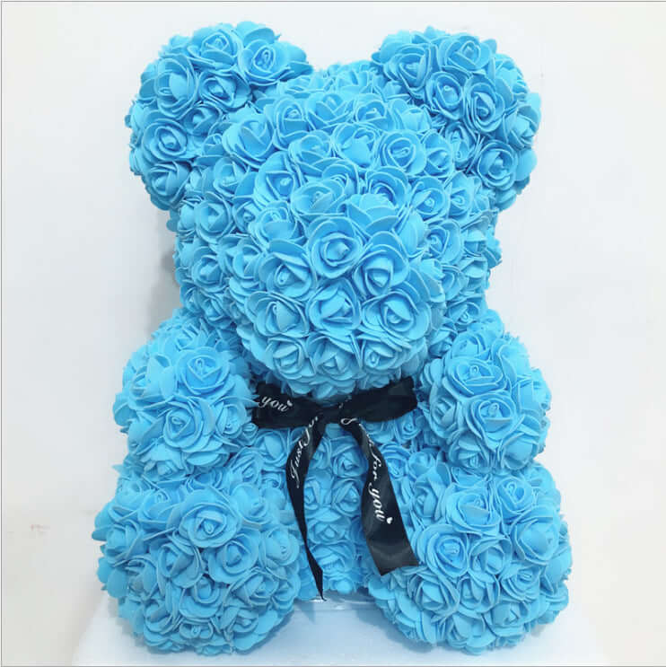 Rose Teddy Bear – Eternal Flower Bear Gift for Loved Ones