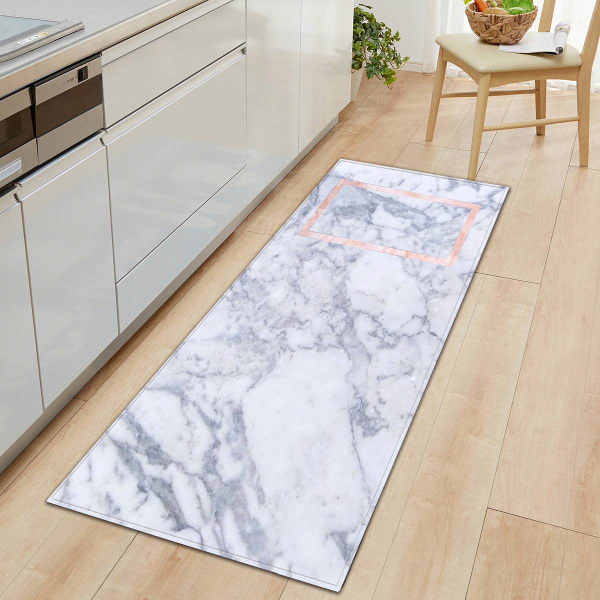 Marble carpet strip floor mat stone pattern doormat