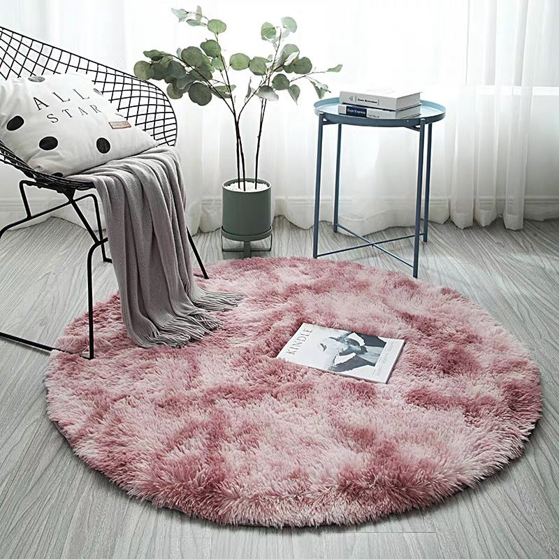 Nordic tie-dye gradient carpet