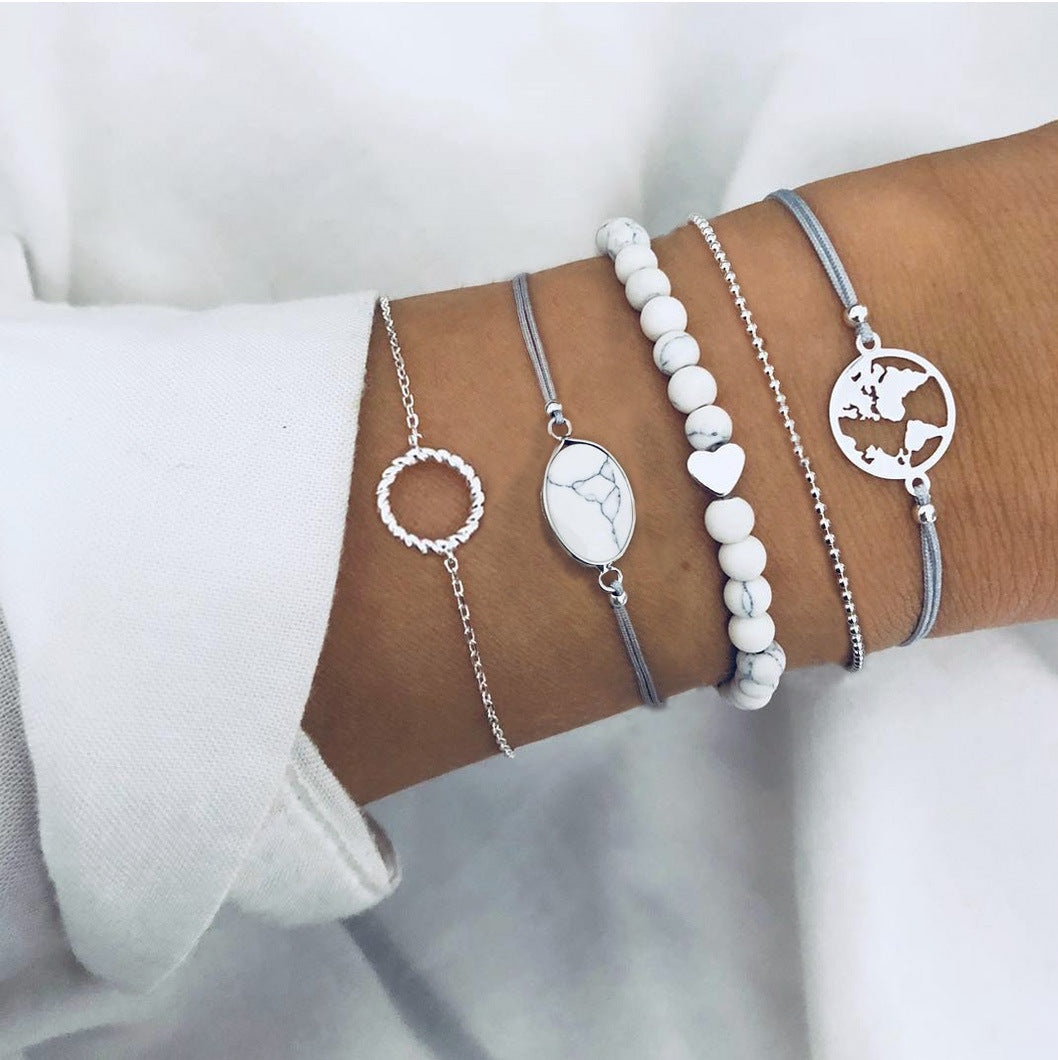 30 Styles Women Girls Mix Bracelets Sets Jewelry Gift
