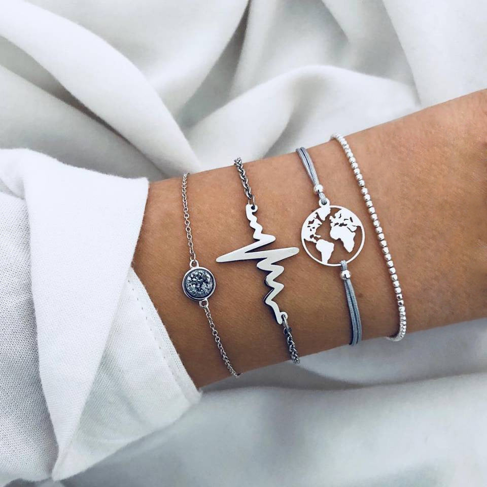 30 Styles Women Girls Mix Bracelets Sets Jewelry Gift