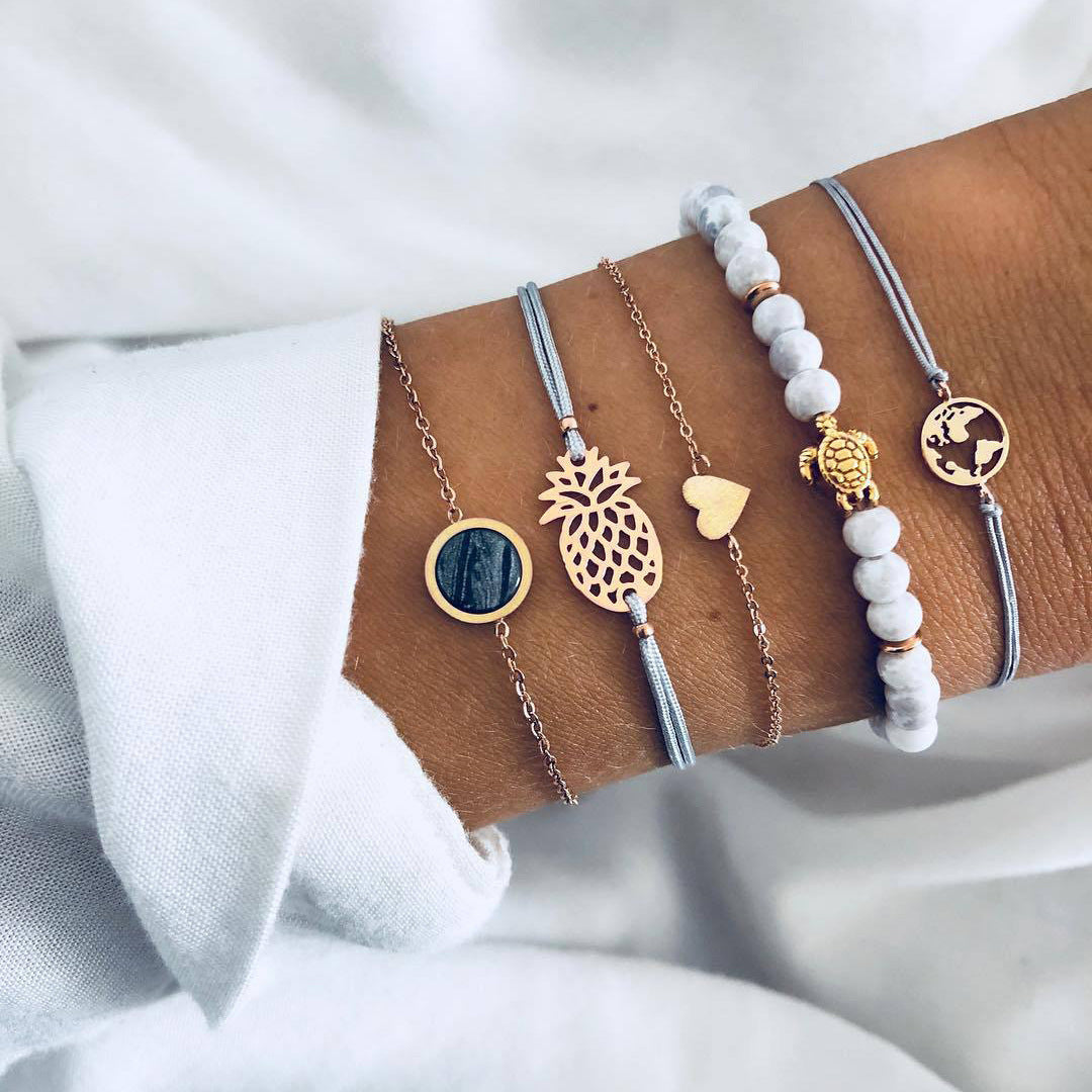 30 Styles Women Girls Mix Bracelets Sets Jewelry Gift