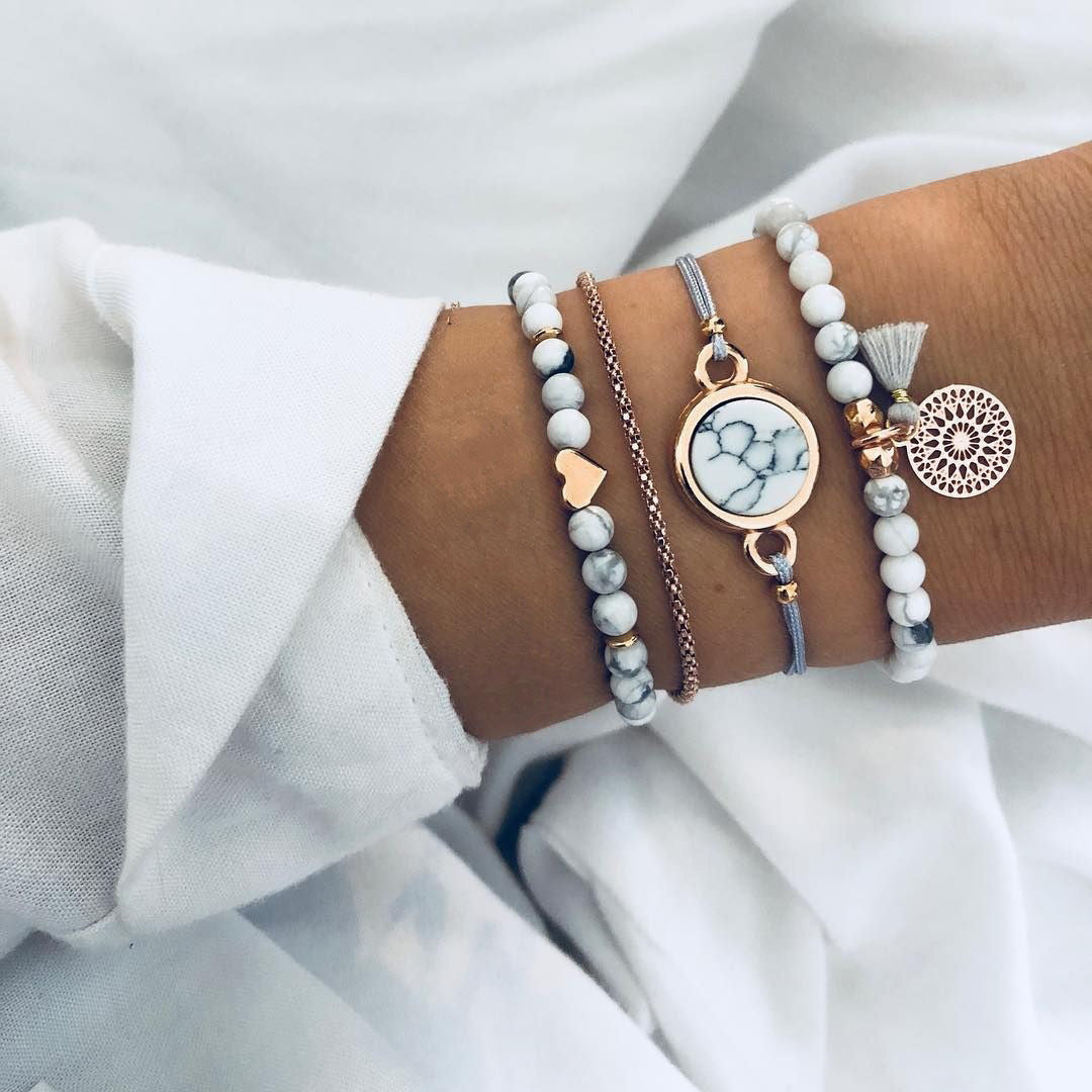 30 Styles Women Girls Mix Bracelets Sets Jewelry Gift