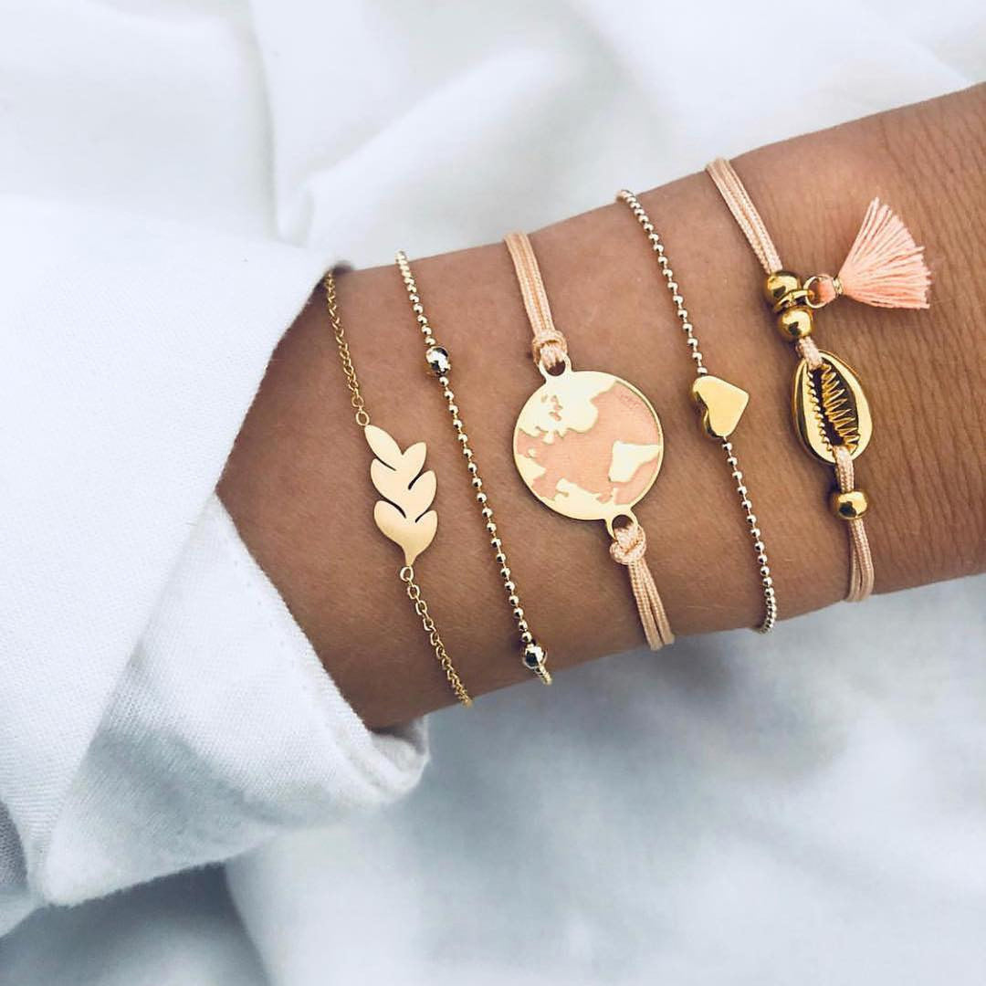 30 Styles Women Girls Mix Bracelets Sets Jewelry Gift