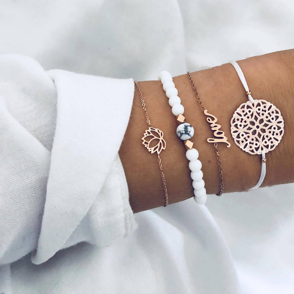 30 Styles Women Girls Mix Bracelets Sets Jewelry Gift