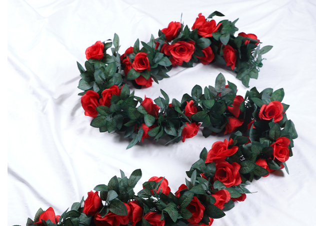 Simulation rose vine fake flower rattan