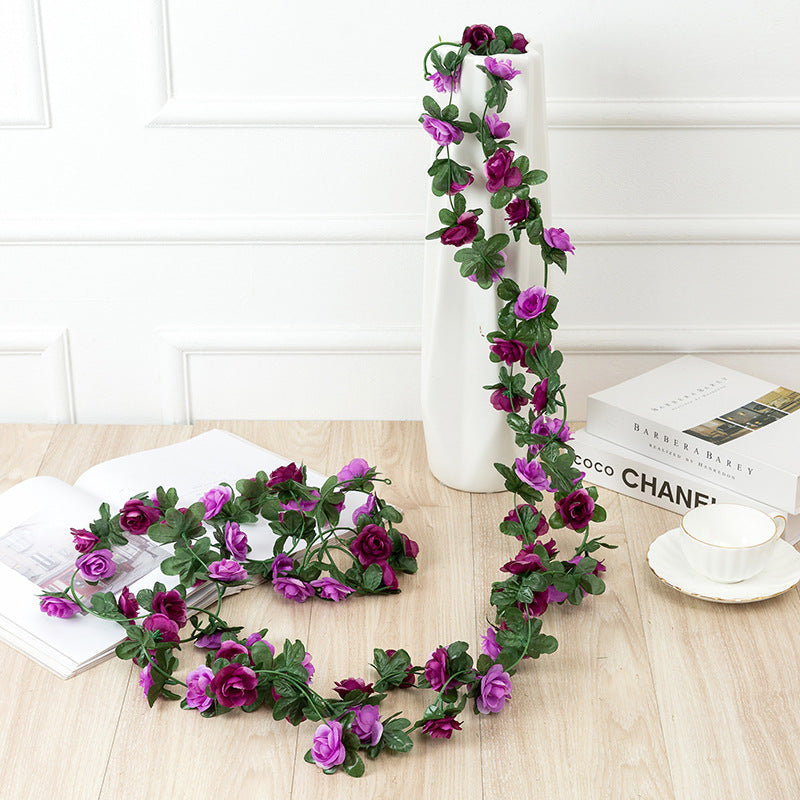 Artificial Rose Vine Ceiling Rattan Decoration