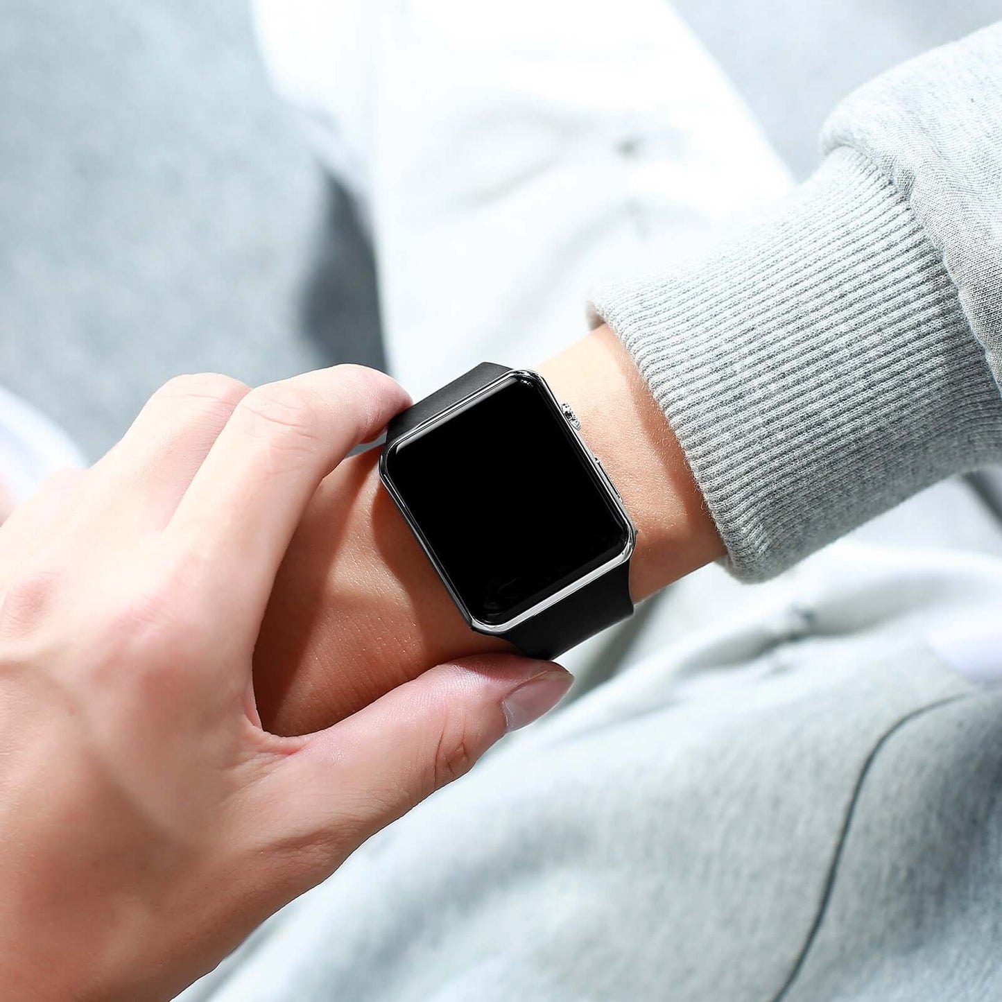 Waterproof Square Digital Watch