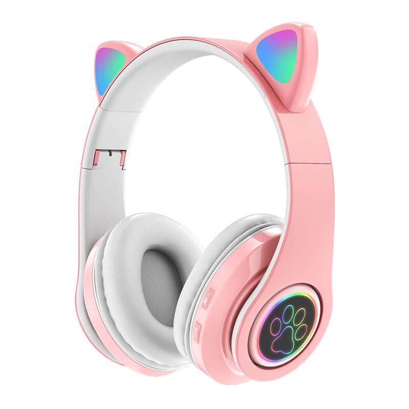 Rechargeable Wireless Cat Ear Headset – Stylish & Fun Audio...........