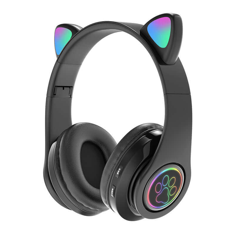 Rechargeable Wireless Cat Ear Headset – Stylish & Fun Audio...........