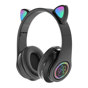 Rechargeable Wireless Cat Ear Headset – Stylish & Fun Audio...........