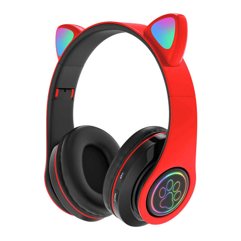 Rechargeable Wireless Cat Ear Headset – Stylish & Fun Audio...........