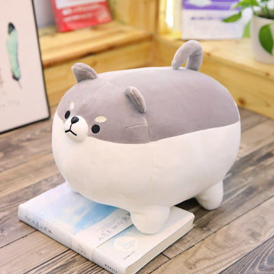 Cute soft down cotton big fat Shiba Inu pillow