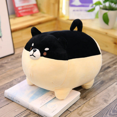 Cute soft down cotton big fat Shiba Inu pillow