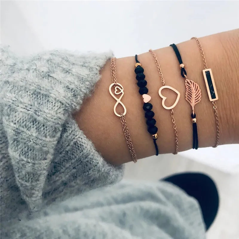 30 Styles Women Girls Mix Bracelets Sets Jewelry Gift