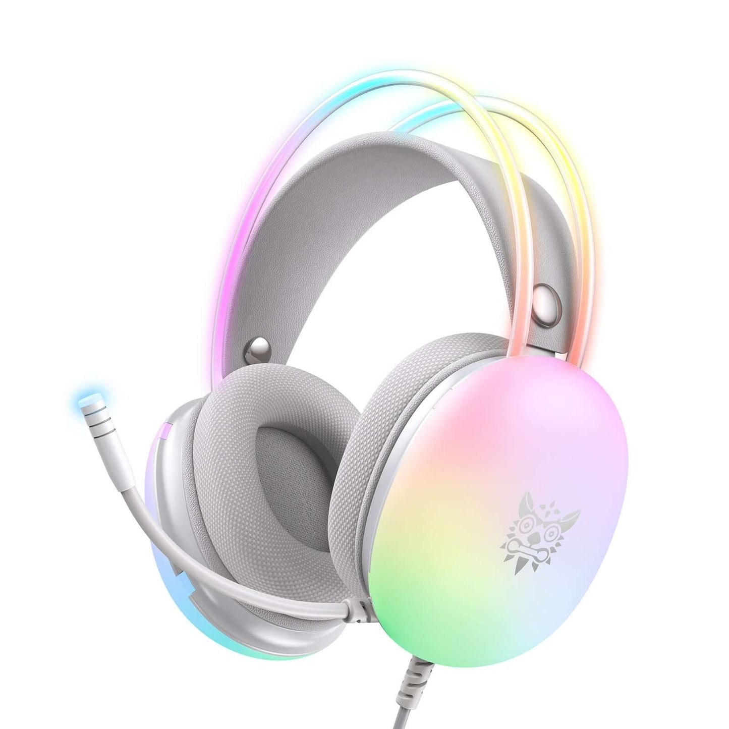 X15 Pro Wired Gaming Headset with LED Lights & Mic – For PC & Console.