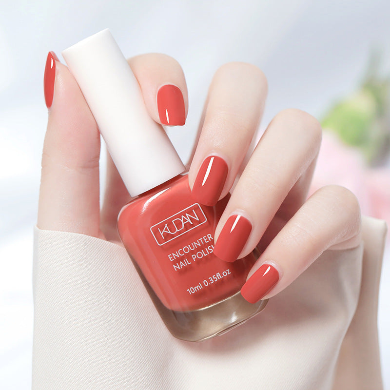 New whitening tearable water-based nail polish odorless no baking quick drying