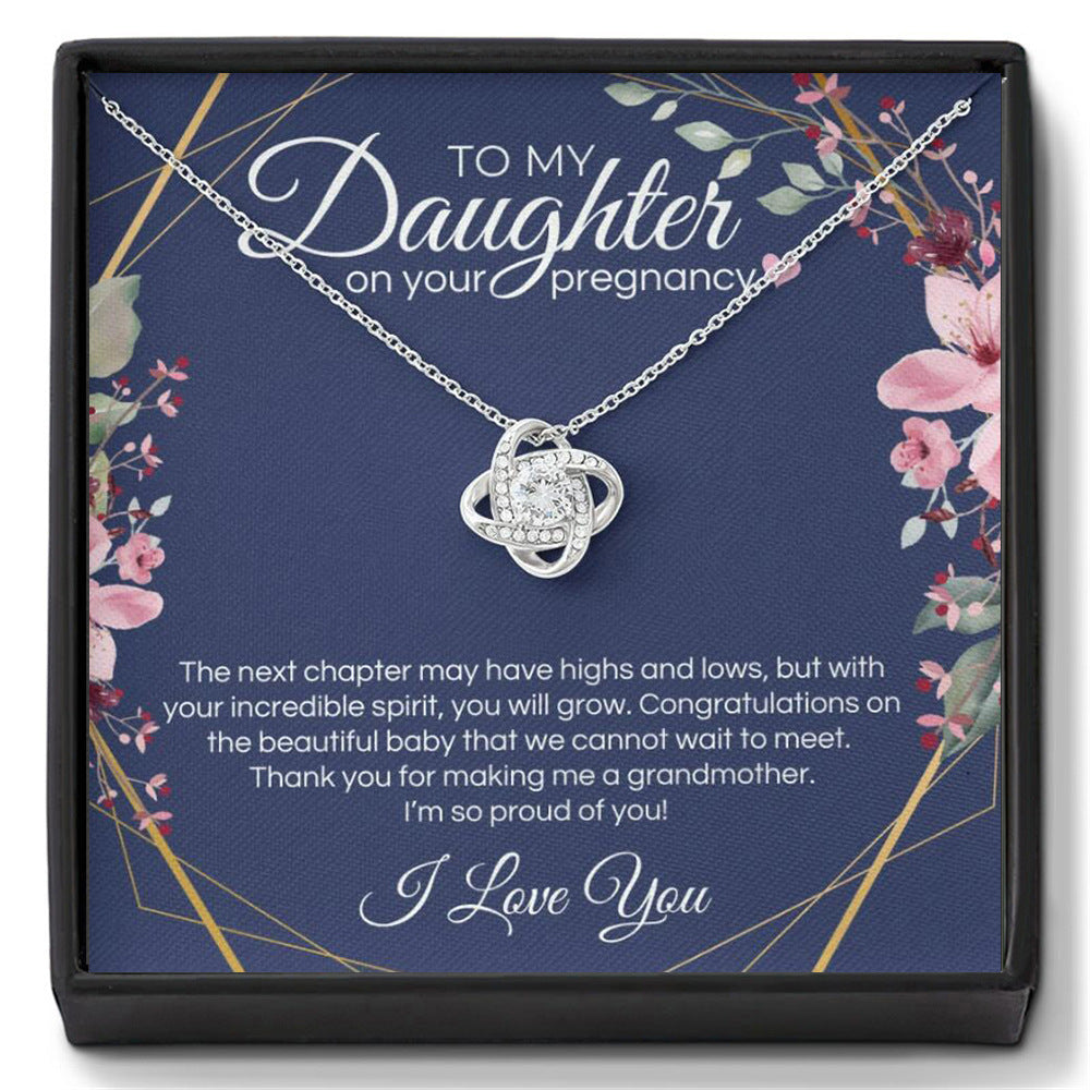 European and American fashion simple zircon pendant jewelry