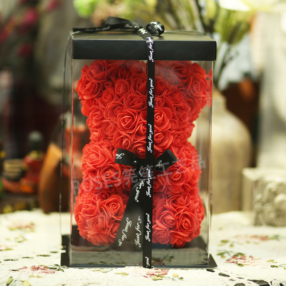 25cm Rose Hug Bear Valentine's Day Gift