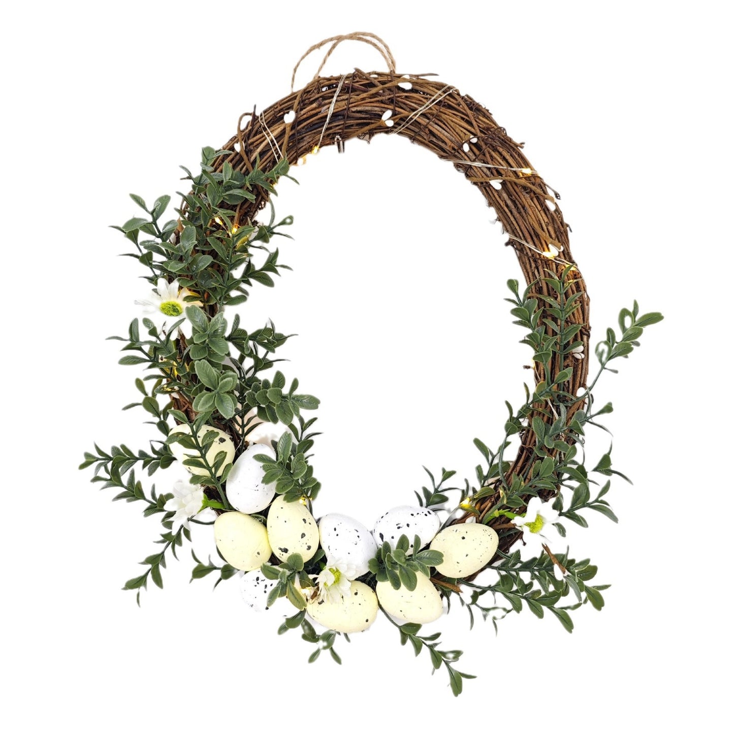 spring simulation flower wreath door hanging decoration