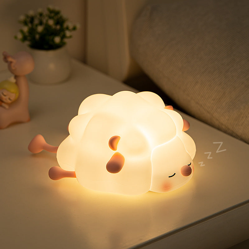 Cloud Silicone Night Light Pat Light Charging Desk Lamp Baby Special Night Light