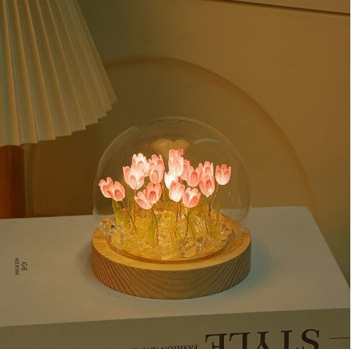 Celebrity Tulip Night Light LED Bedroom Sleep Light