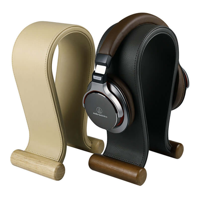 Bluetooth headset stand walnut