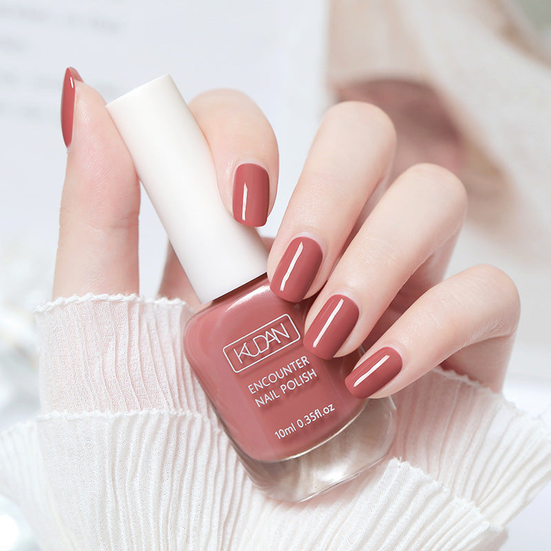 New whitening tearable water-based nail polish odorless no baking quick drying