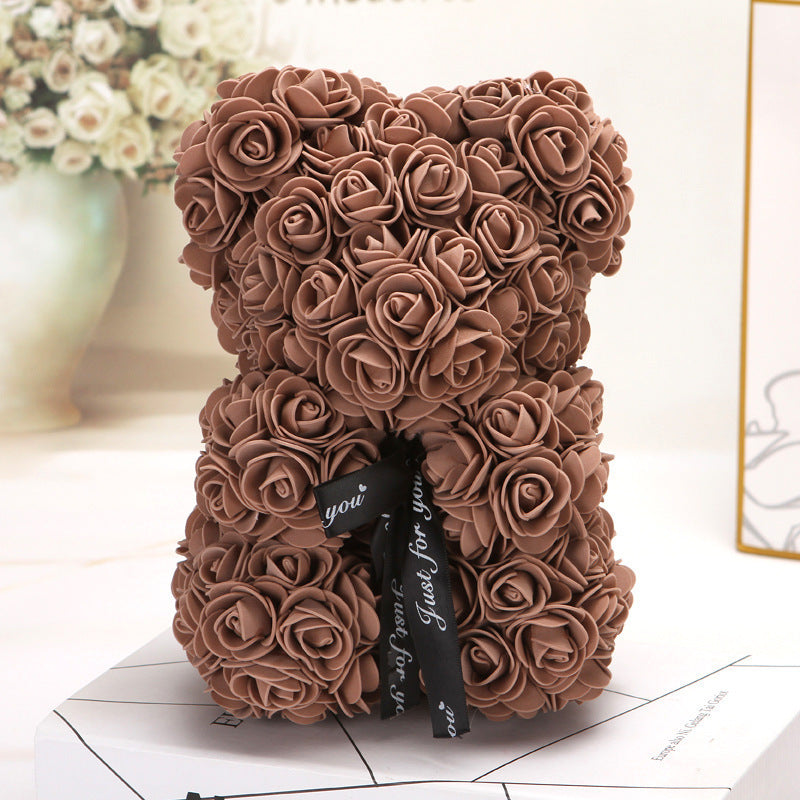 25cm Rose Hug Bear Valentine's Day Gift
