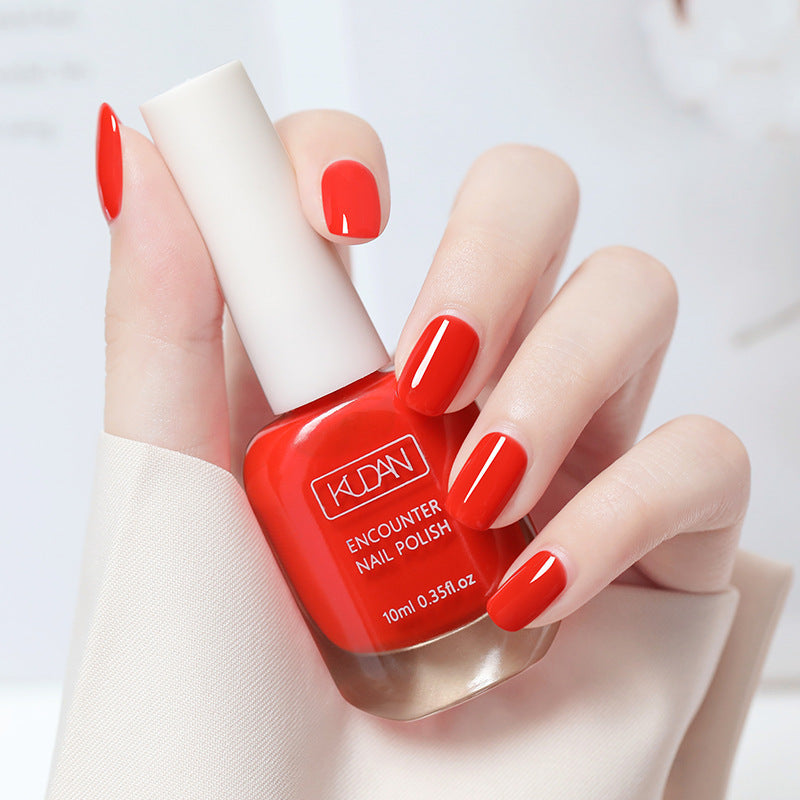 New whitening tearable water-based nail polish odorless no baking quick drying