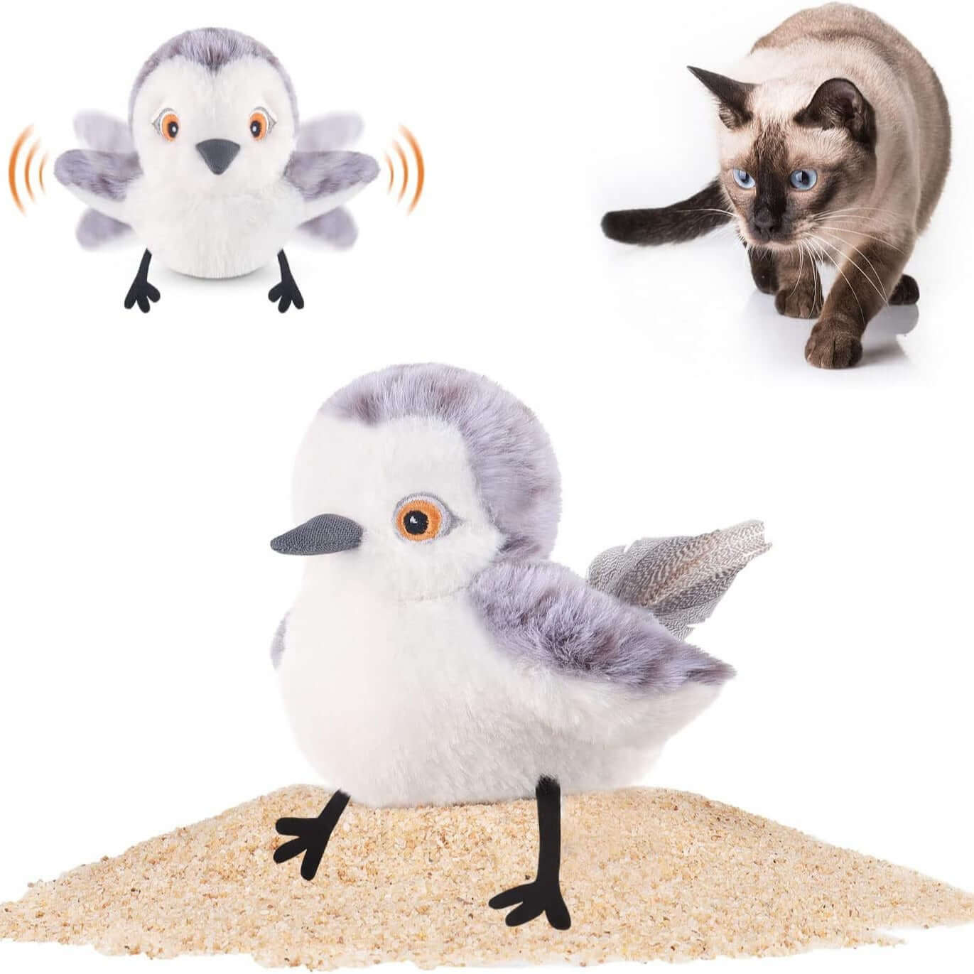 Interactive Flapping Bird Cat Toy – Fun & Engaging Playtime