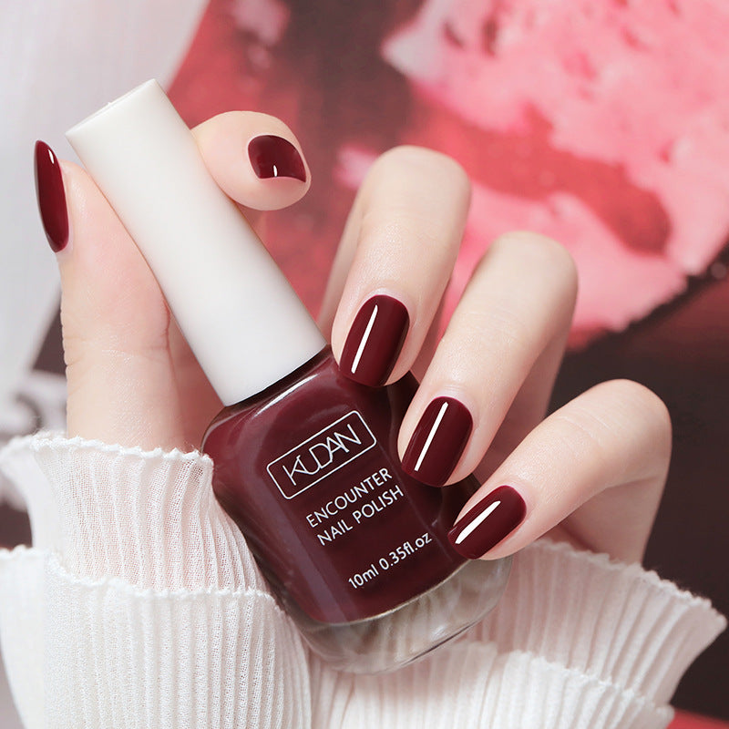 New whitening tearable water-based nail polish odorless no baking quick drying