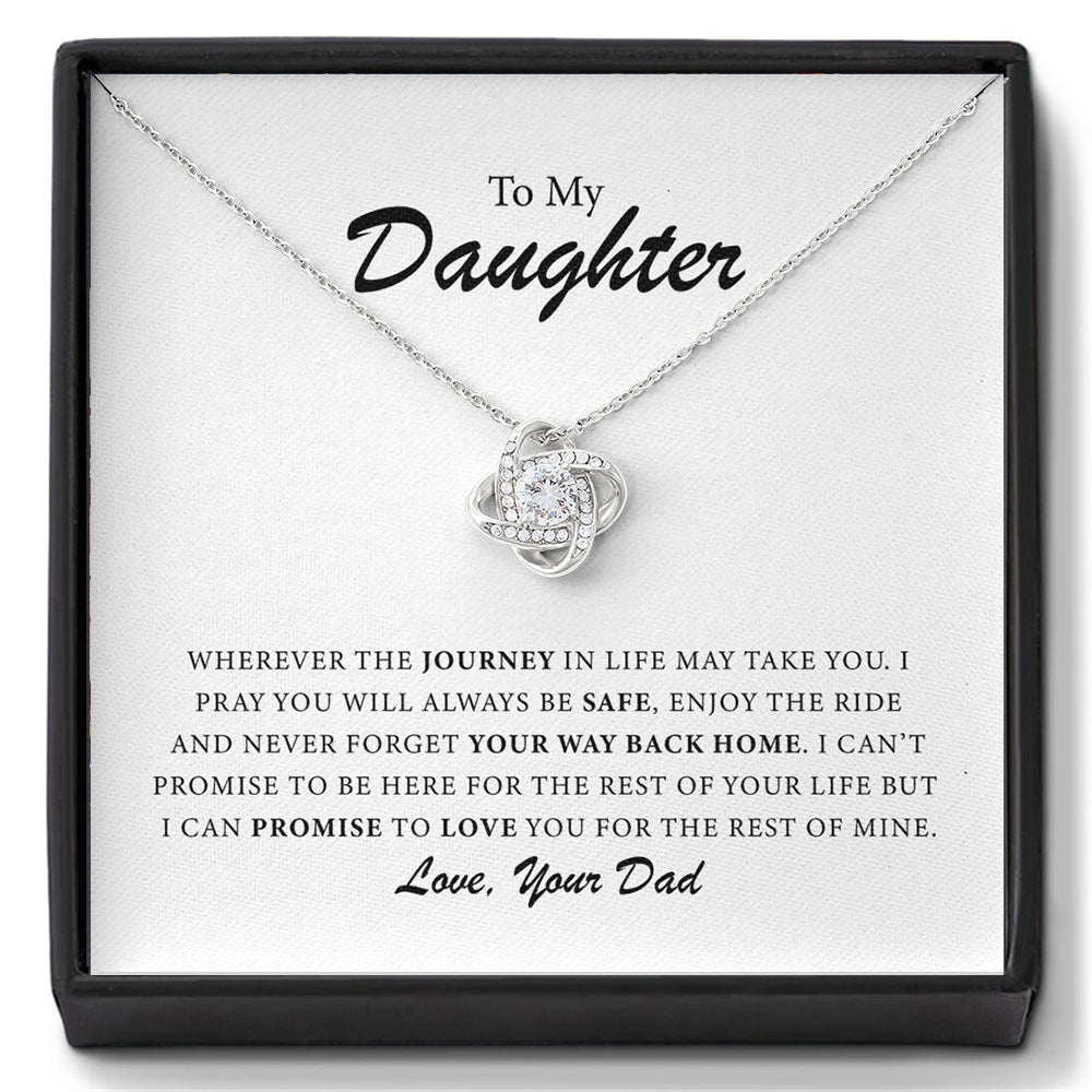 European and American fashion simple zircon pendant jewelry