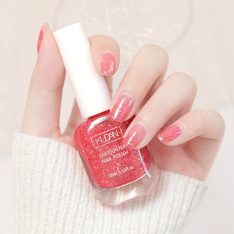 New whitening tearable water-based nail polish odorless no baking quick drying