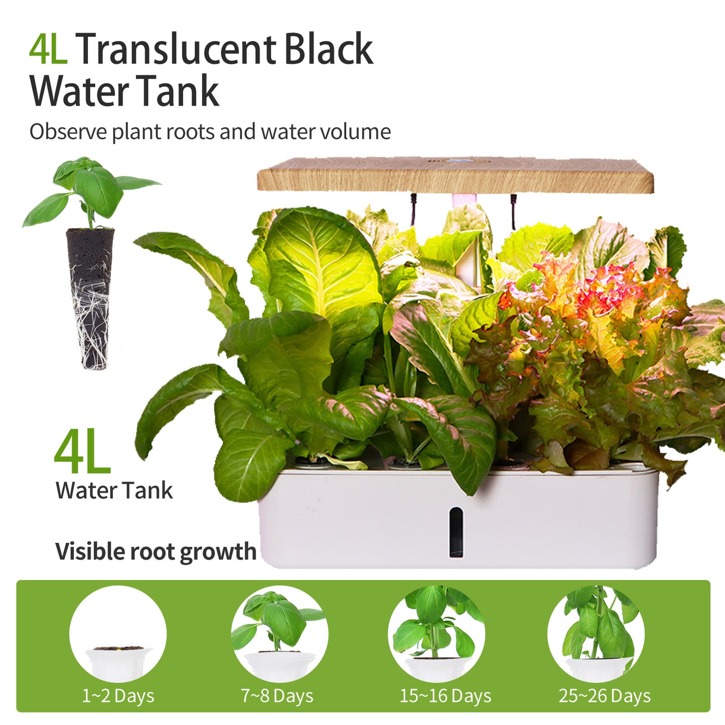 Smart Hydroponic Vegetable and Flower Planter