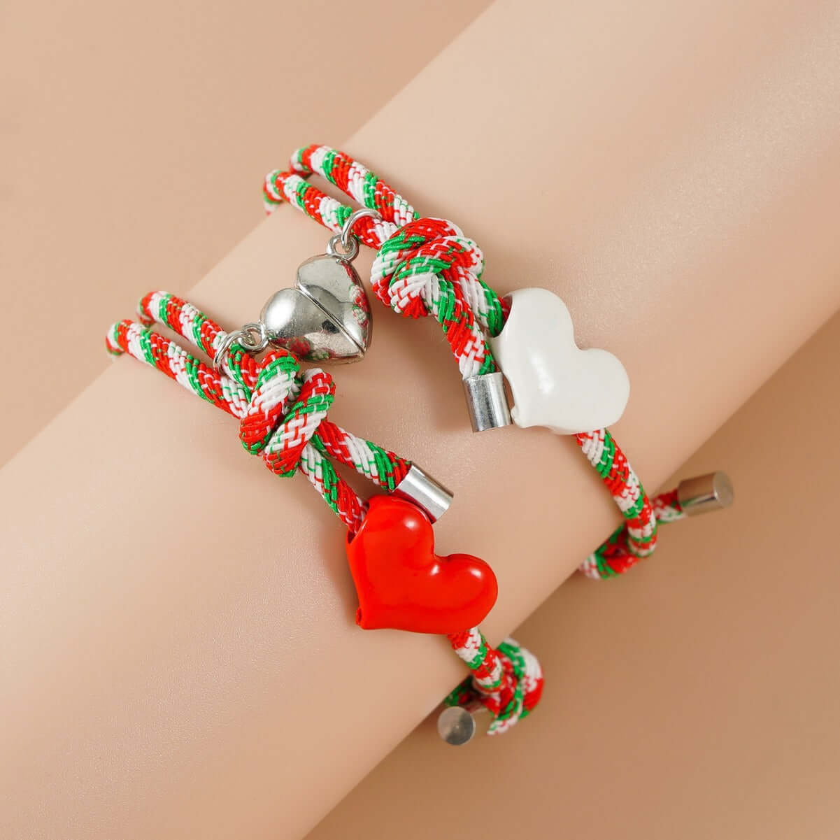 Couple Magnetic Heart Bracelets – Matching Gift for Lovers