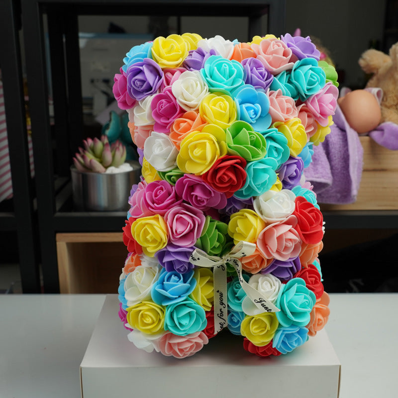 25cm Rose Hug Bear Valentine's Day Gift