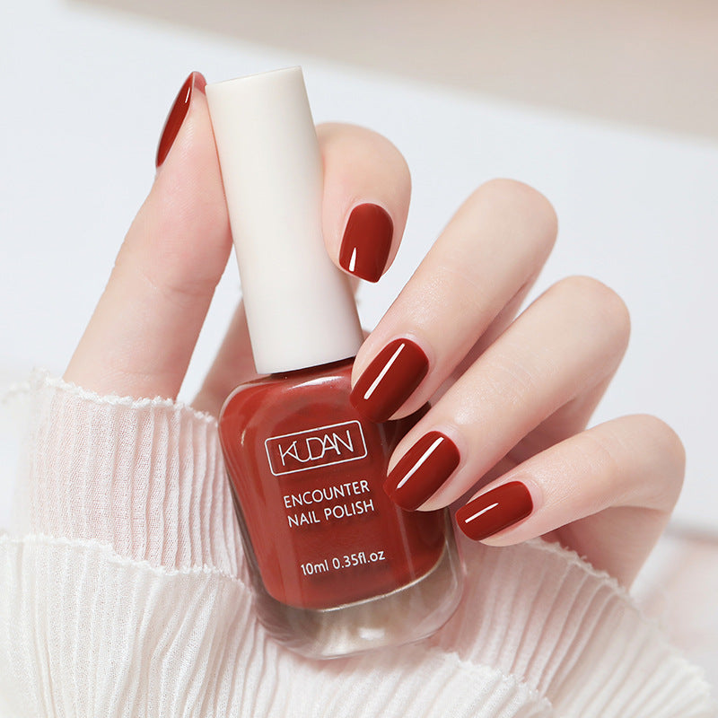 New whitening tearable water-based nail polish odorless no baking quick drying