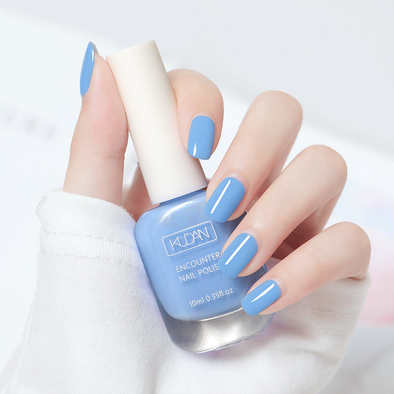 New whitening tearable water-based nail polish odorless no baking quick drying