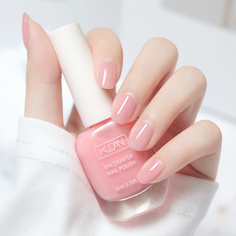 New whitening tearable water-based nail polish odorless no baking quick drying