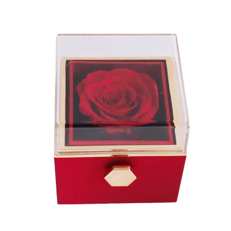 Valentine Day eternal rose jewelry box