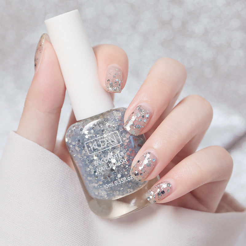 New whitening tearable water-based nail polish odorless no baking quick drying