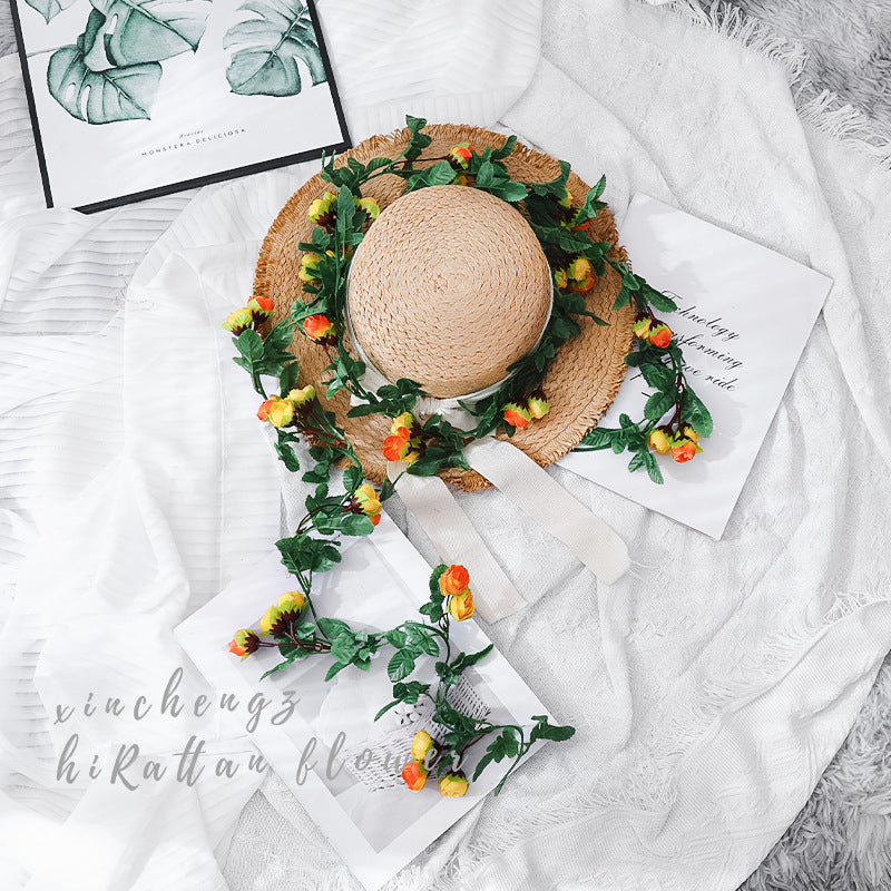 Simulation rose vine fake flower rattan