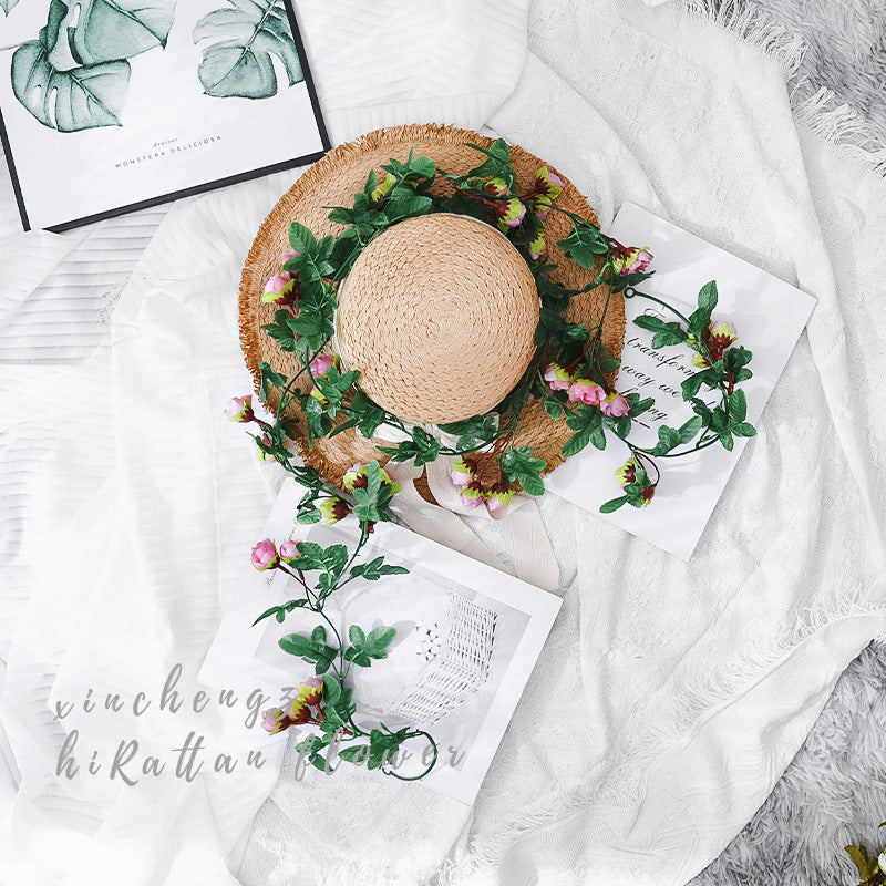 Simulation rose vine fake flower rattan