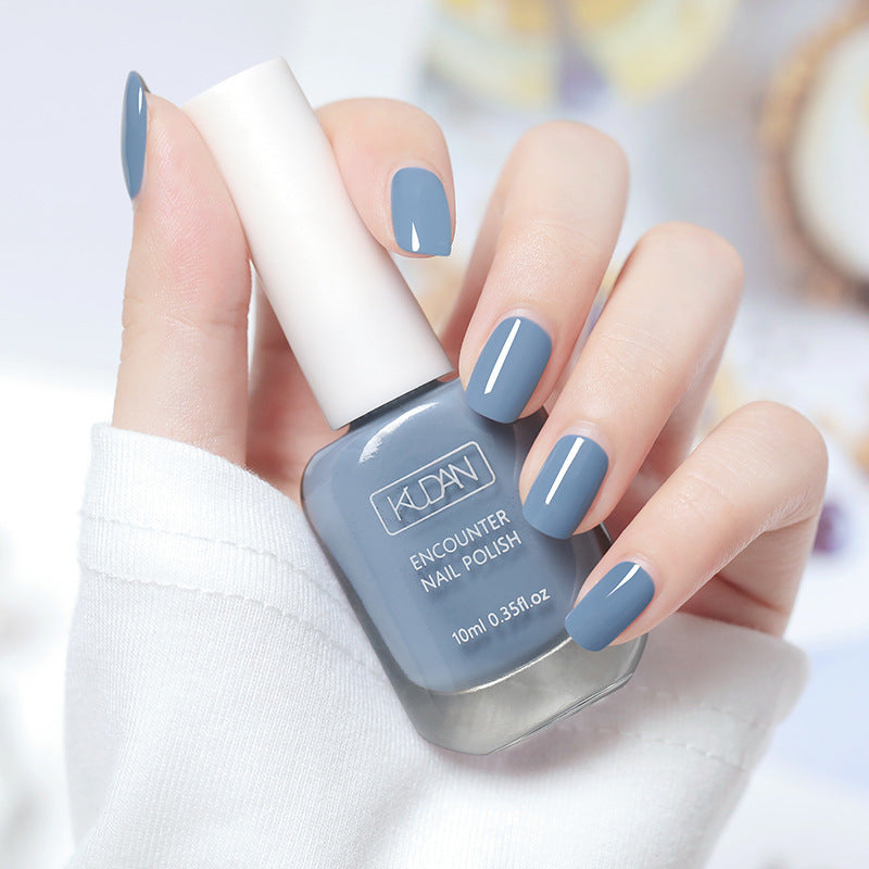 New whitening tearable water-based nail polish odorless no baking quick drying