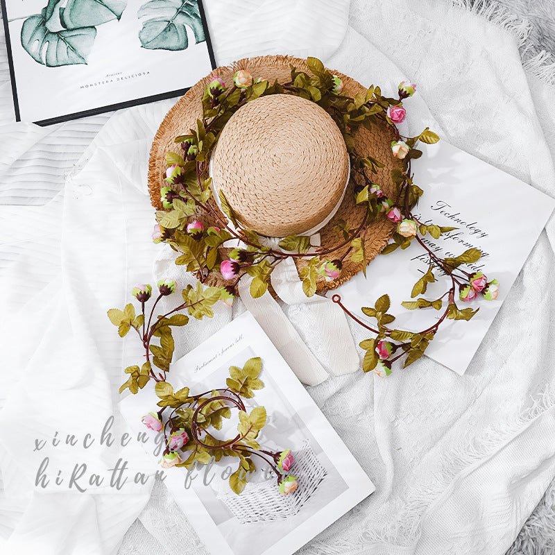 Simulation rose vine fake flower rattan
