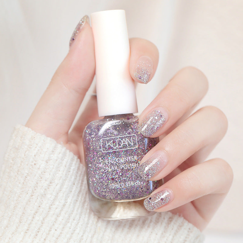 New whitening tearable water-based nail polish odorless no baking quick drying